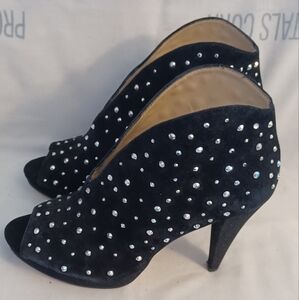 INC International Concepts Suede Black Shoes Size7.5